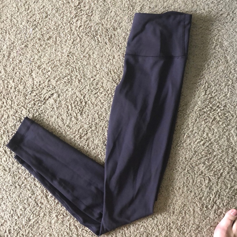 Dark Purple High Rise Leggings